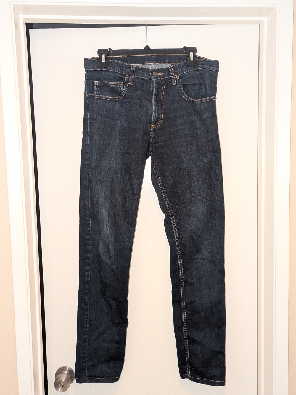 Dearborn Denim Men's Indigo Slim Straight Jeans